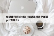 精通比特币kindle（精通比特币中文版pdf百度云）